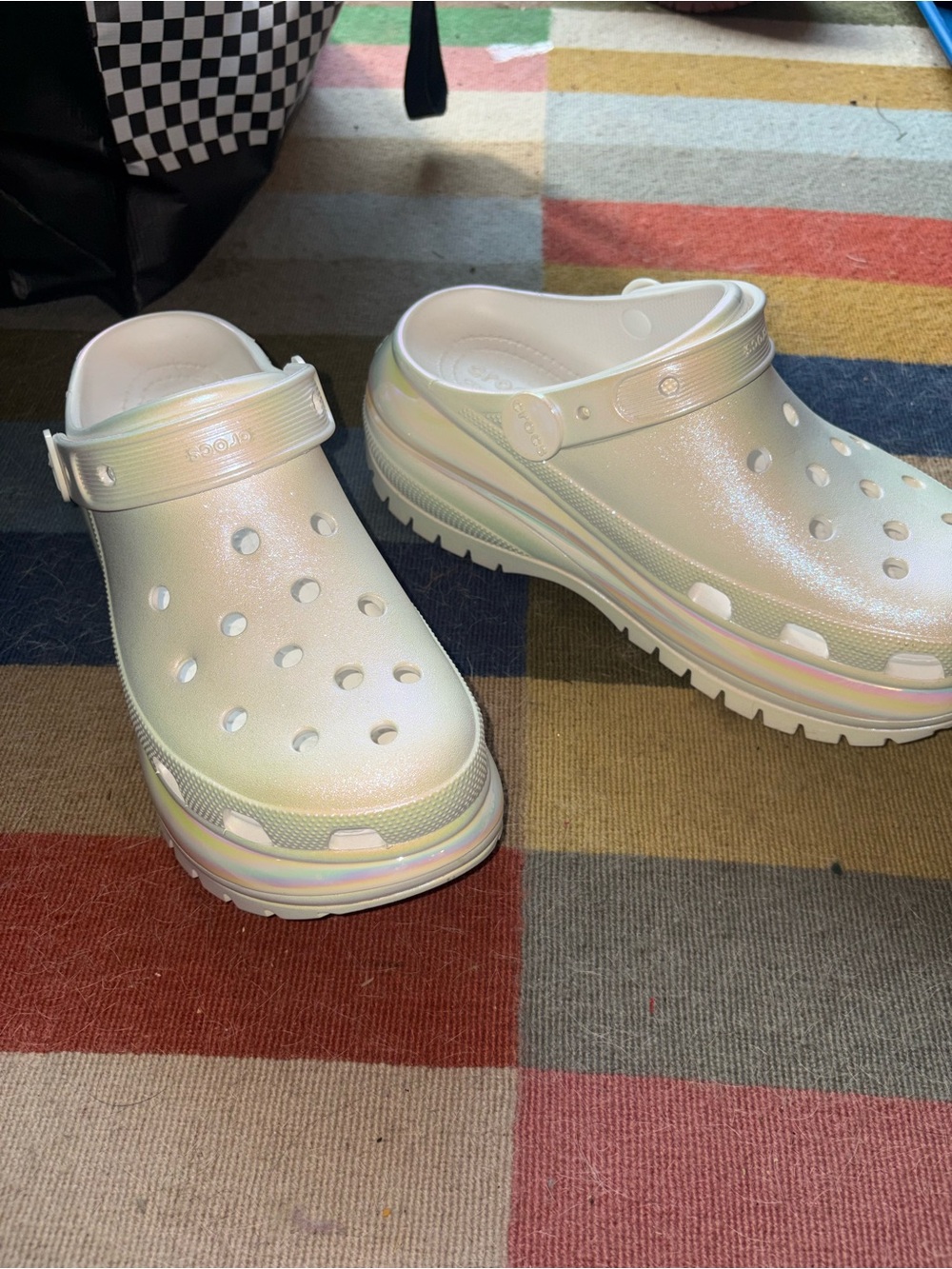 Crocs LIL NAS X MEGA CRUSH CLOG White Unisex Slip On Mens 12